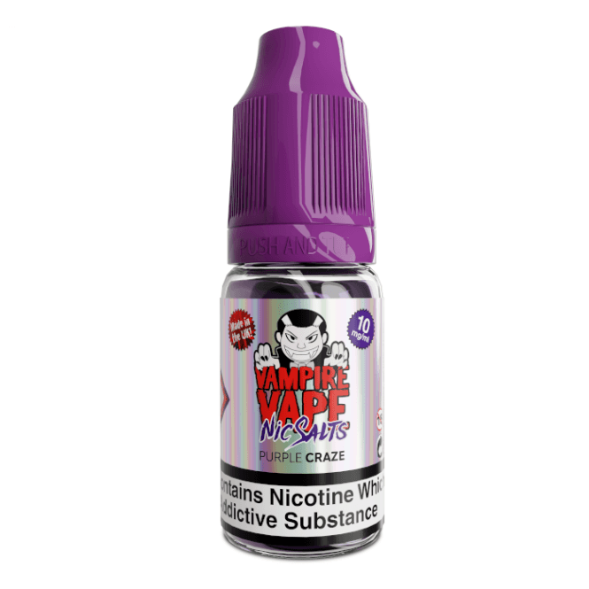 VAMPIRE VAPE Purple Craze 10ml Nic Salt E-Liquid