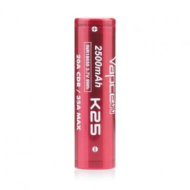 VAPCELL K25 18650 2500mah 20A Battery