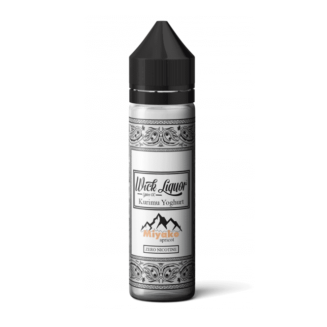 WICK LIQUOR Kurimu Yoghurt Miyako Apricot 50ml Shortfill E-Liquid