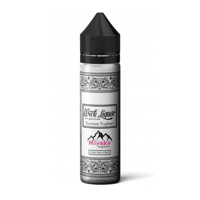 WICK LIQUOR Kurimu Yoghurt Miyako Raspberry 50ml Shortfill E-Liquid